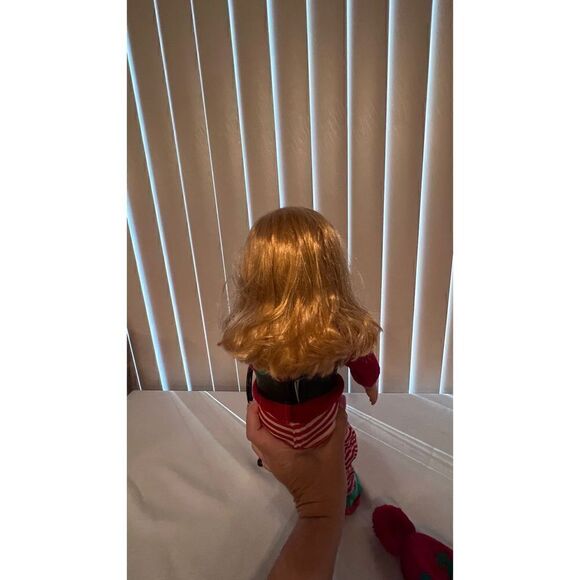 Our Generation 18" Doll Red Hair Green eyes in Adorable Christmas Doll - Picture 8 of 10